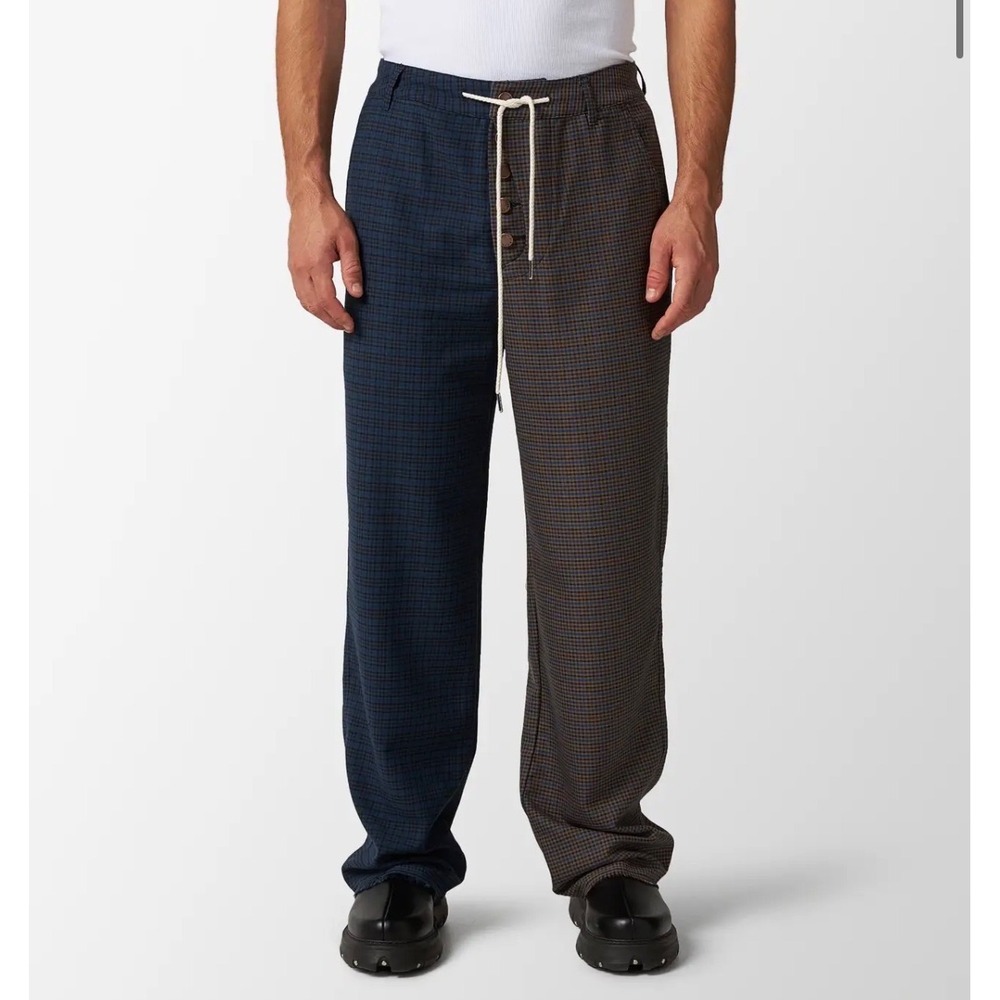 Fried Rice New York Two Tone Split Plaid Trousers Men's size  XXL NWT $370